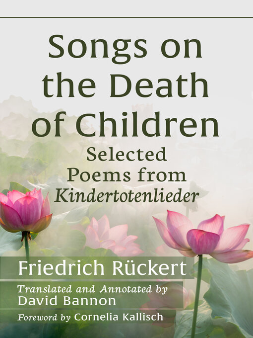Title details for Songs on the Death of Children by Friedrich Rückert - Wait list